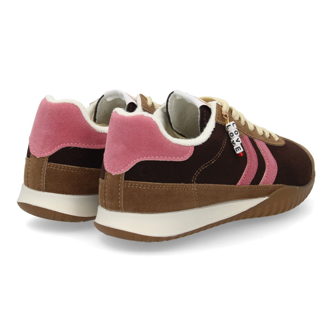 NORA – ZAPATILLAS RETRO MARRÓN