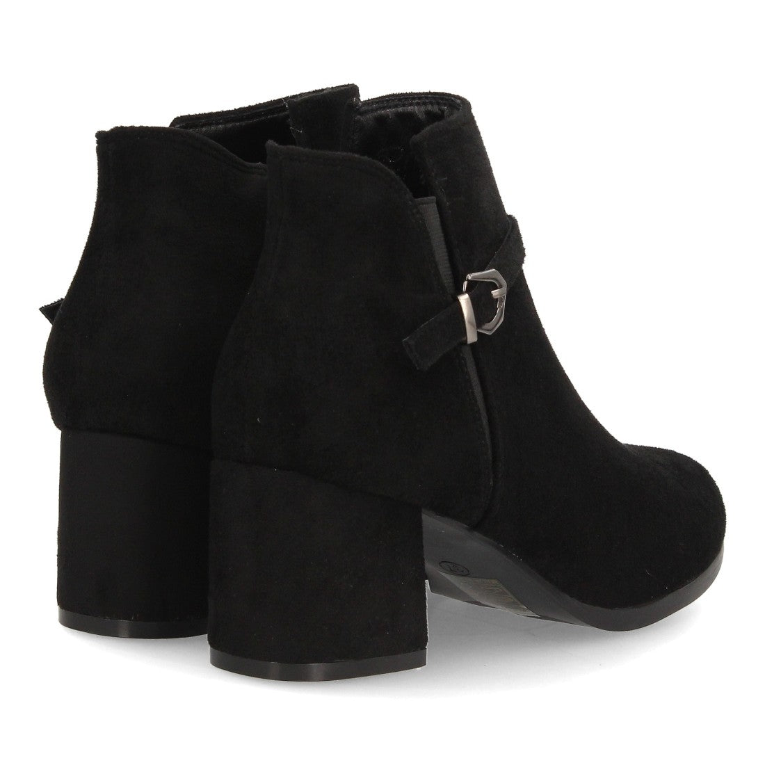ROCÍO – BOTINES EFECTO ANTE COLOR NEGRO