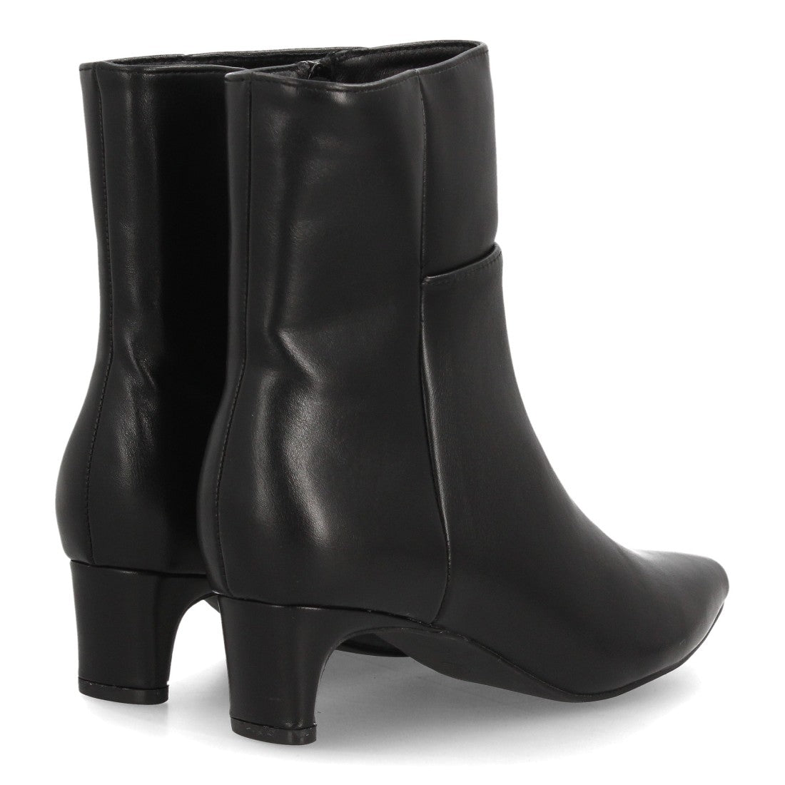 VERÓNICA – BOTINES EFECTO PIEL COLOR NEGRO