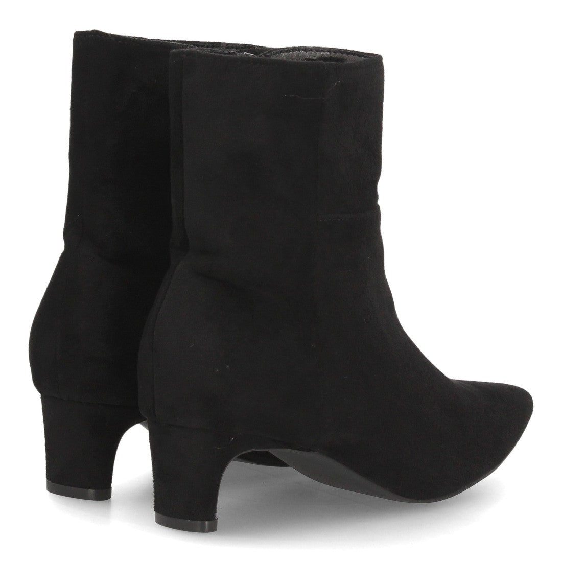 MÓNICA – BOTINES EFECTO ANTE COLOR NEGRO