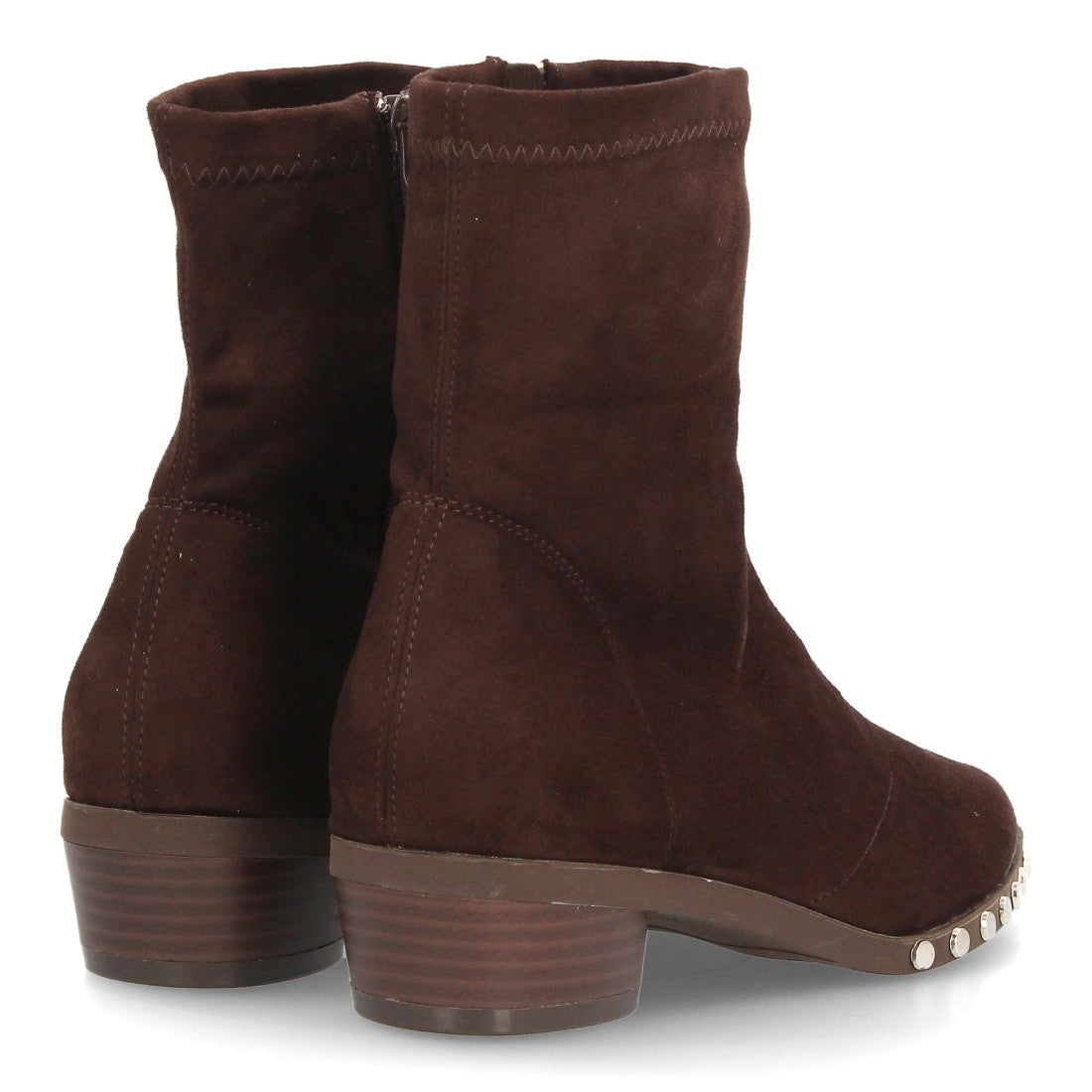 NATALIA – BOTINES EFECTO ANTE COLOR CAFÉ