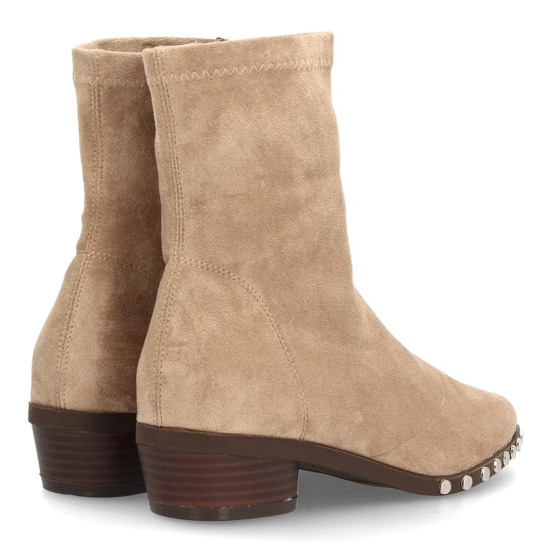 NATALIA – BOTINES EFECTO ANTE COLOR BEIG