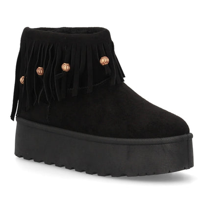 SILVIA – BOTINES AUSTRALIANOS CON FLECOS NEGROS