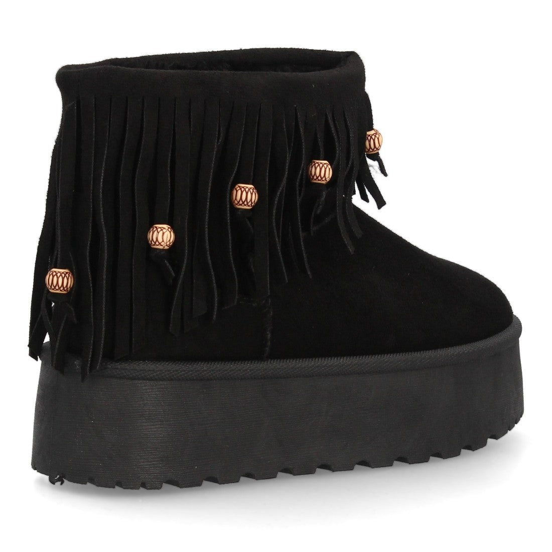 SILVIA – BOTINES AUSTRALIANOS CON FLECOS NEGROS