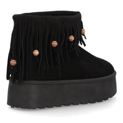 SILVIA – BOTINES AUSTRALIANOS CON FLECOS NEGROS