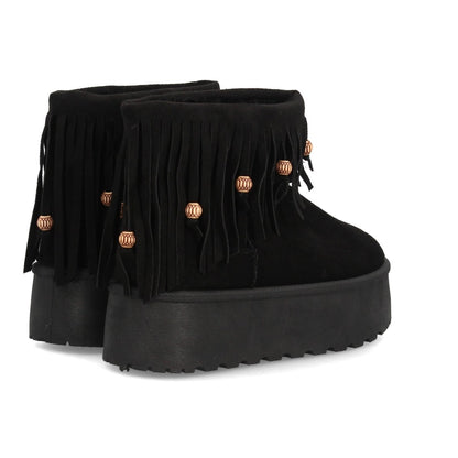 SILVIA – BOTINES AUSTRALIANOS CON FLECOS NEGROS