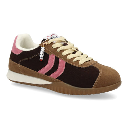 NORA – ZAPATILLAS RETRO MARRÓN