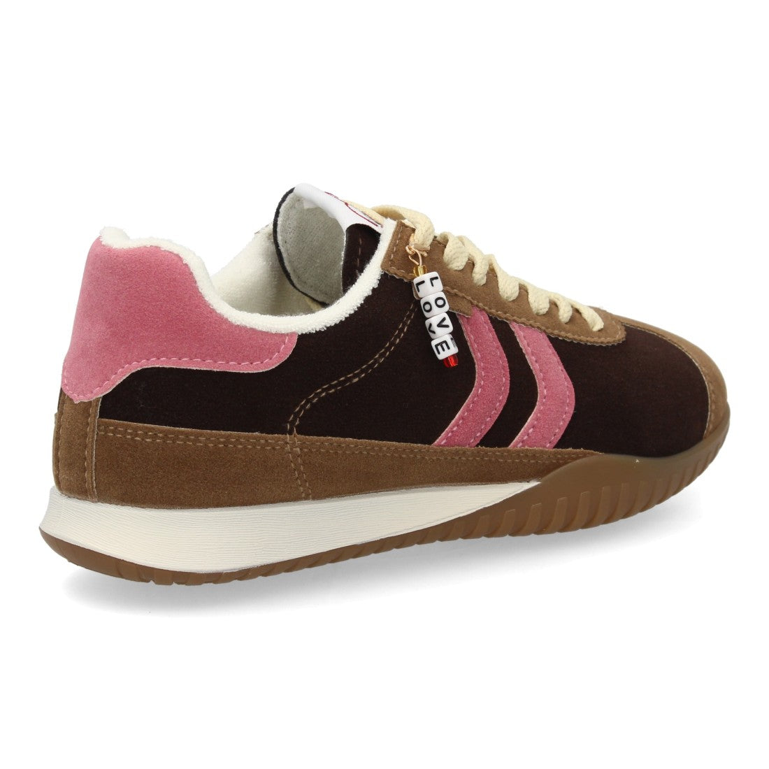 NORA – ZAPATILLAS RETRO MARRÓN