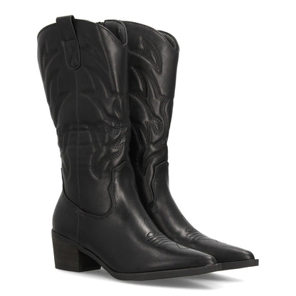 NURIA – BOTAS COWBOY NEGRAS