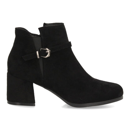 ROCÍO – BOTINES EFECTO ANTE COLOR NEGRO