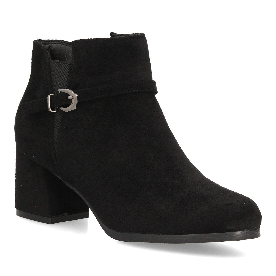ROCÍO – BOTINES EFECTO ANTE COLOR NEGRO