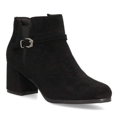 ROCÍO – BOTINES EFECTO ANTE COLOR NEGRO