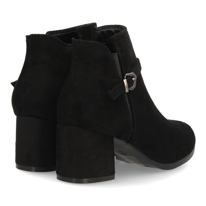 ROCÍO – BOTINES EFECTO ANTE COLOR NEGRO