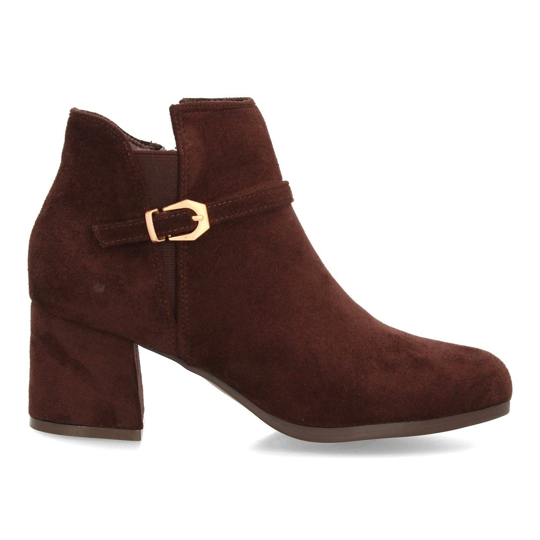 ROCÍO – BOTINES EFECTO ANTE COLOR MARRÓN