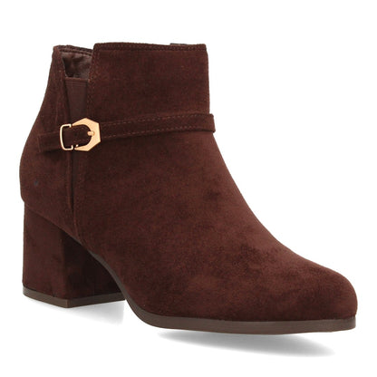 ROCÍO – BOTINES EFECTO ANTE COLOR MARRÓN
