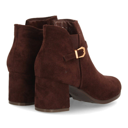 ROCÍO – BOTINES EFECTO ANTE COLOR MARRÓN