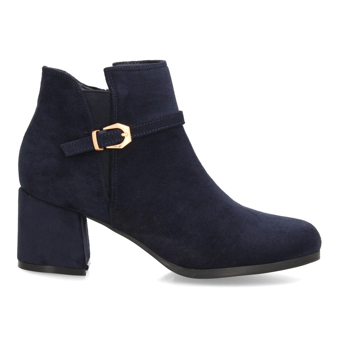 ROCÍO – BOTINES EFECTO ANTE COLOR AZUL MARINO