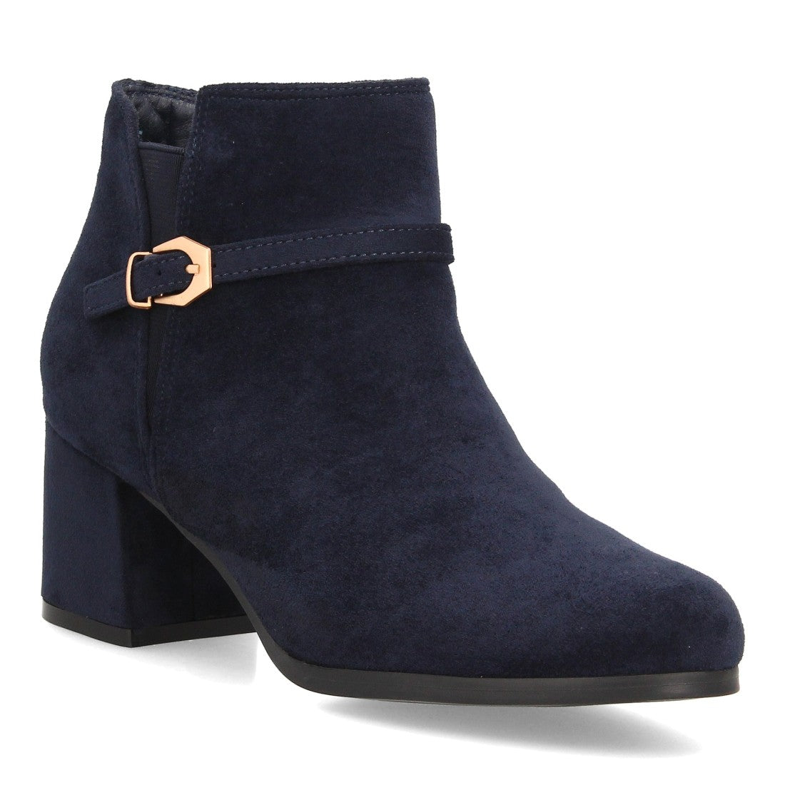 ROCÍO – BOTINES EFECTO ANTE COLOR AZUL MARINO