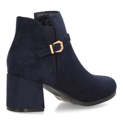 ROCÍO – BOTINES EFECTO ANTE COLOR AZUL MARINO