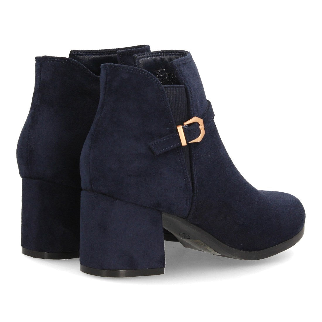 ROCÍO – BOTINES EFECTO ANTE COLOR AZUL MARINO