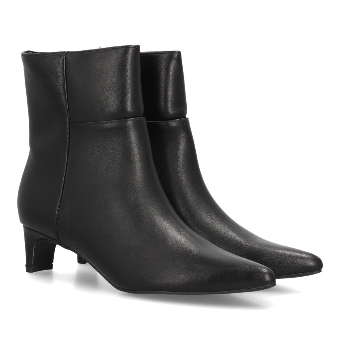 VERÓNICA – BOTINES EFECTO PIEL COLOR NEGRO