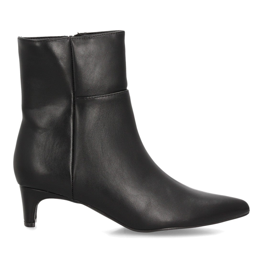 VERÓNICA – BOTINES EFECTO PIEL COLOR NEGRO