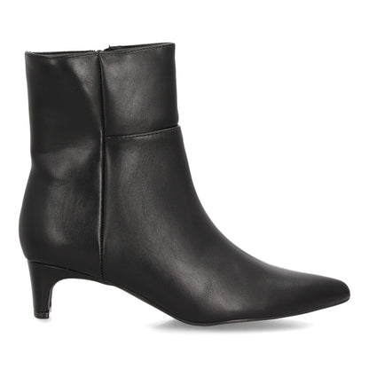 VERÓNICA – BOTINES EFECTO PIEL COLOR NEGRO