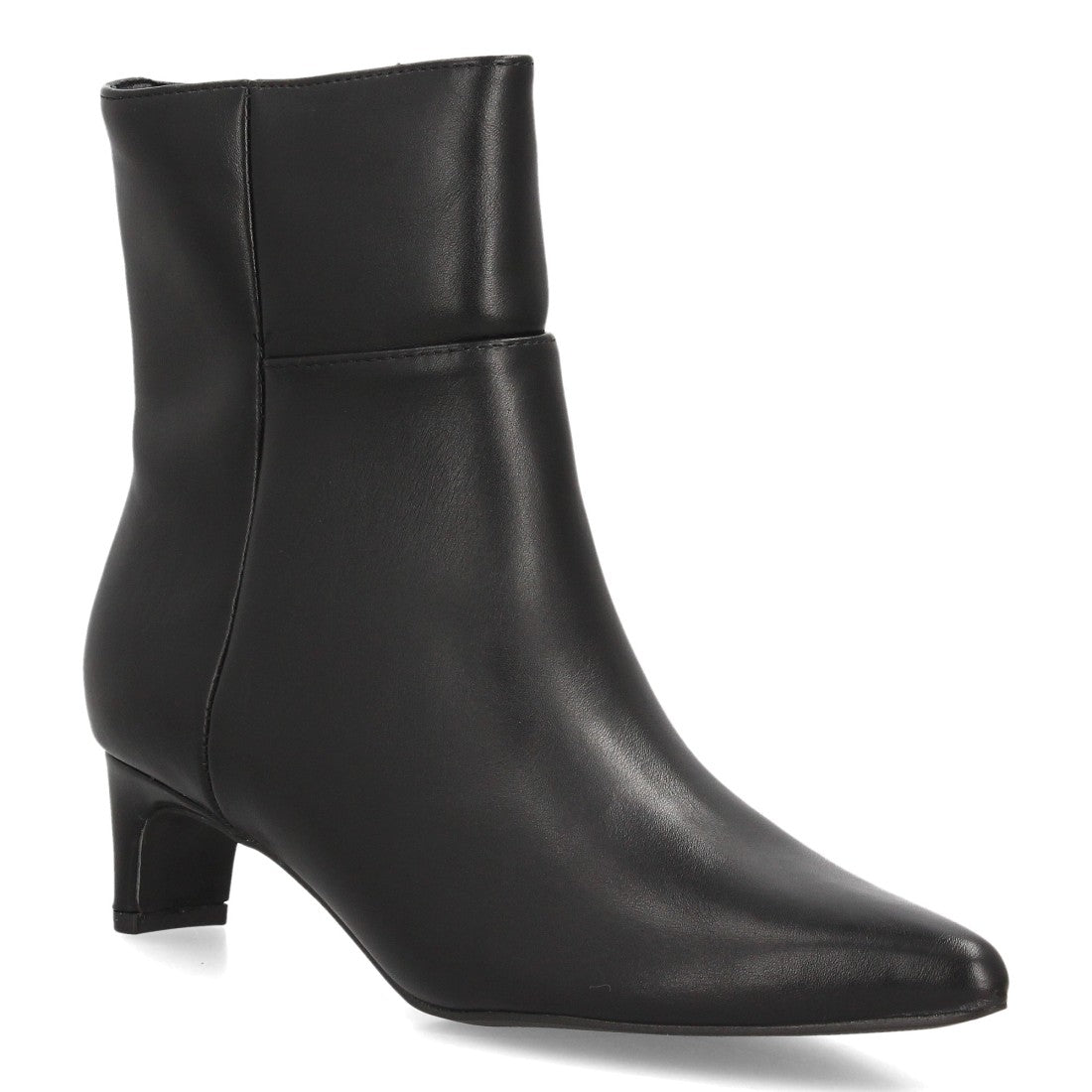 VERÓNICA – BOTINES EFECTO PIEL COLOR NEGRO