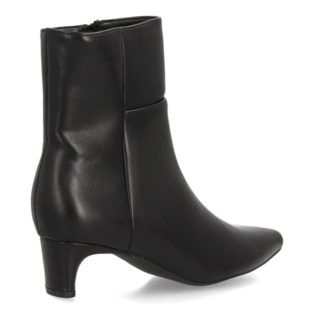 VERÓNICA – BOTINES EFECTO PIEL COLOR NEGRO