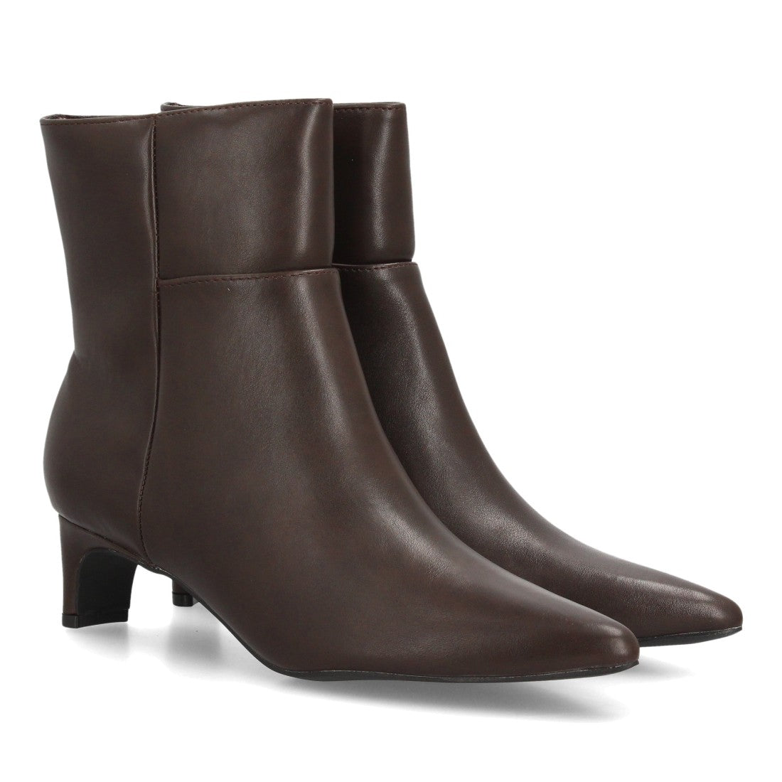 VERÓNICA – BOTINES EFECTO PIEL COLOR MARRÓN