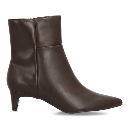 VERÓNICA – BOTINES EFECTO PIEL COLOR MARRÓN