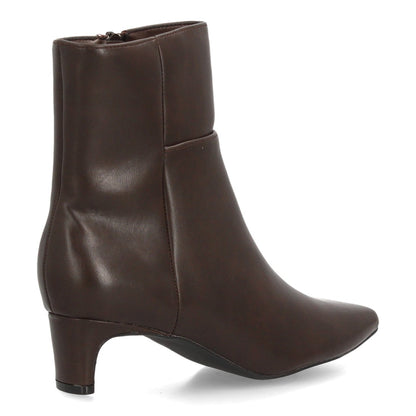 VERÓNICA – BOTINES EFECTO PIEL COLOR MARRÓN