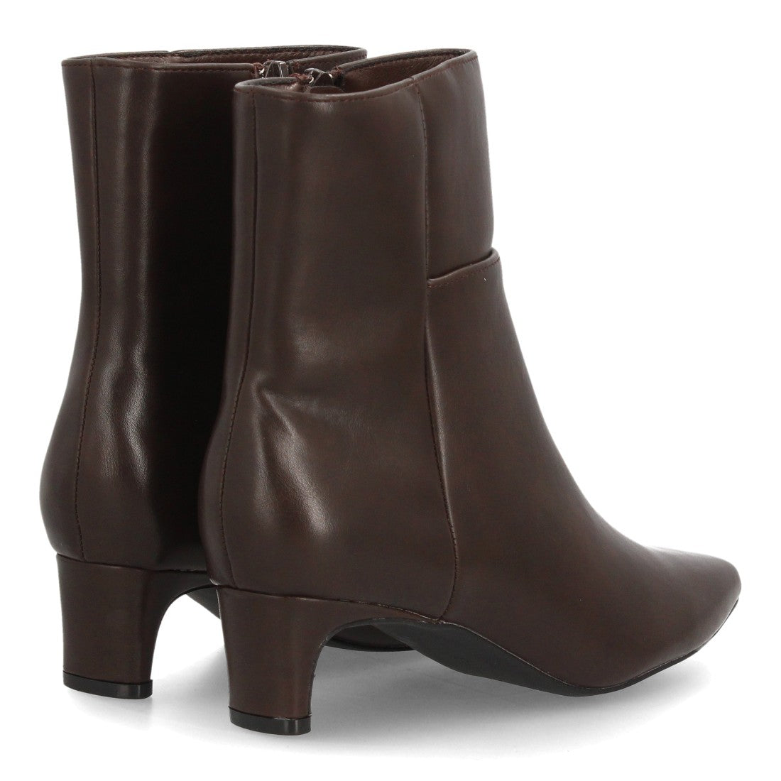 VERÓNICA – BOTINES EFECTO PIEL COLOR MARRÓN