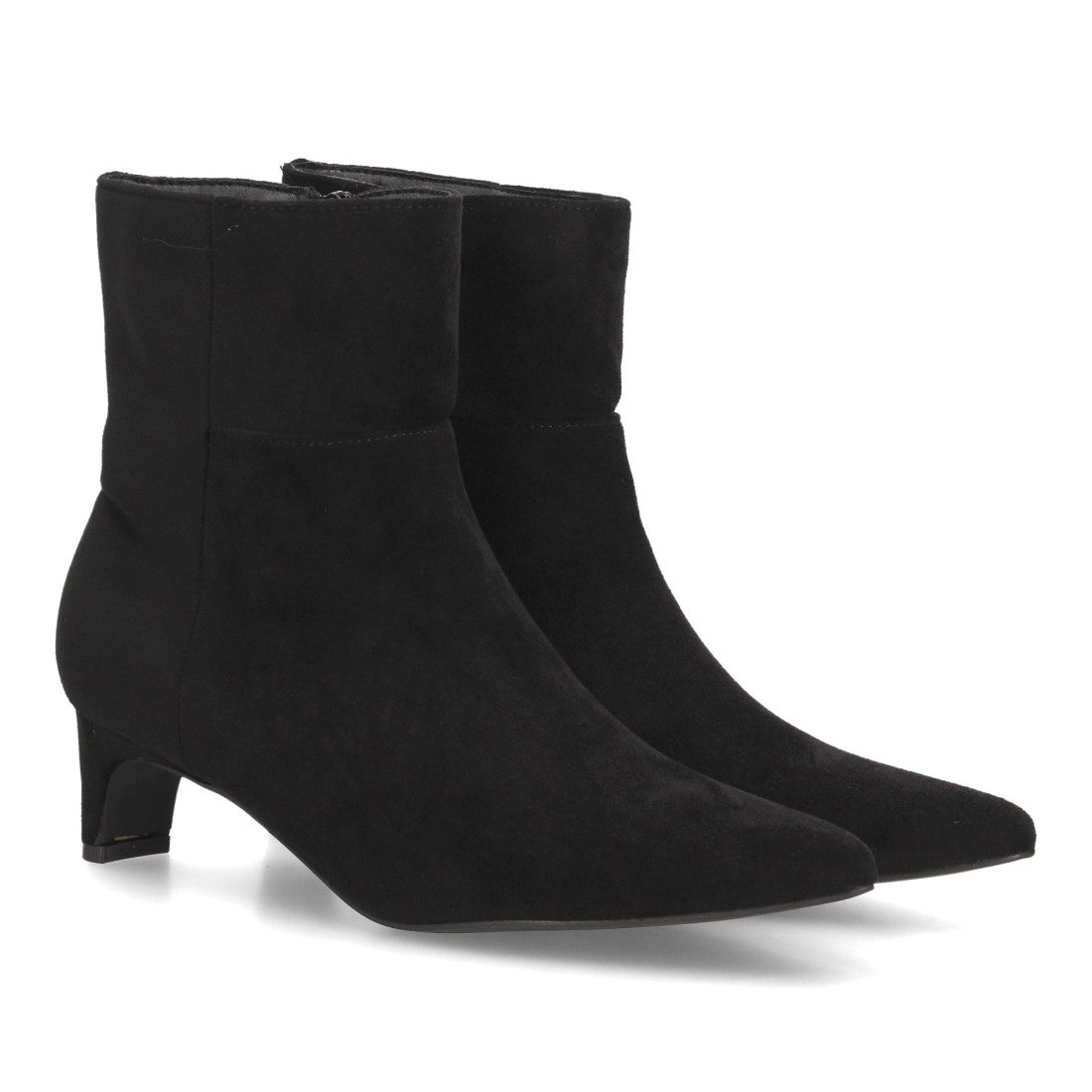 MÓNICA – BOTINES EFECTO ANTE COLOR NEGRO