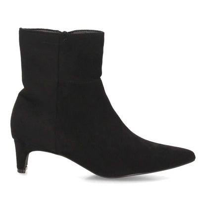 MÓNICA – BOTINES EFECTO ANTE COLOR NEGRO