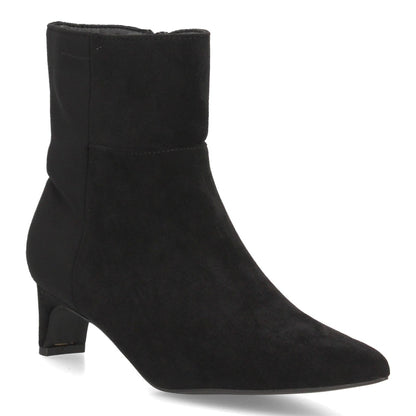 MÓNICA – BOTINES EFECTO ANTE COLOR NEGRO