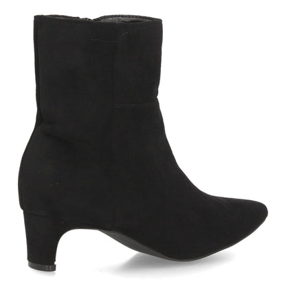 MÓNICA – BOTINES EFECTO ANTE COLOR NEGRO