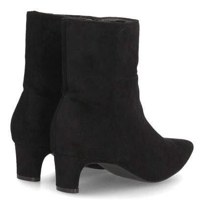 MÓNICA – BOTINES EFECTO ANTE COLOR NEGRO
