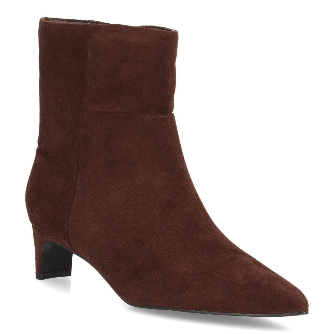 MÓNICA – BOTINES EFECTO ANTE COLOR MARRÓN