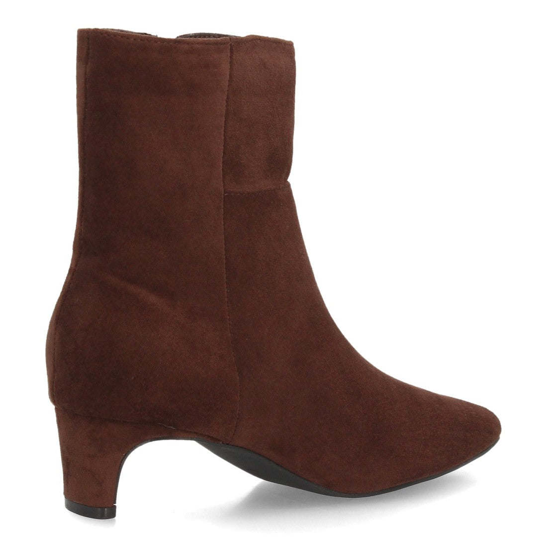 MÓNICA – BOTINES EFECTO ANTE COLOR MARRÓN