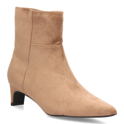 MÓNICA – BOTINES EFECTO ANTE COLOR KAKI