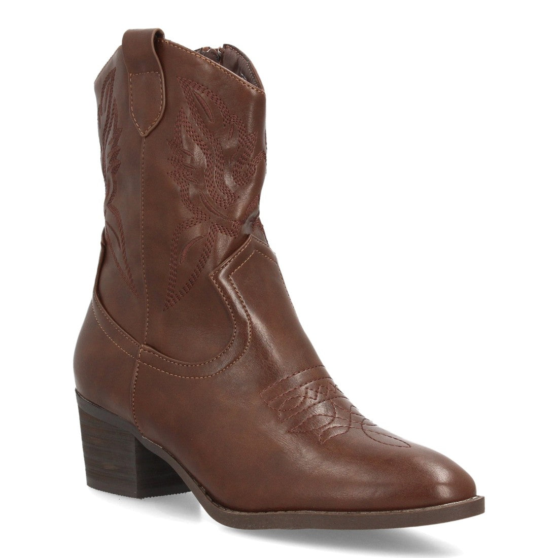 PILAR – BOTINES COWBOY MARRÓN