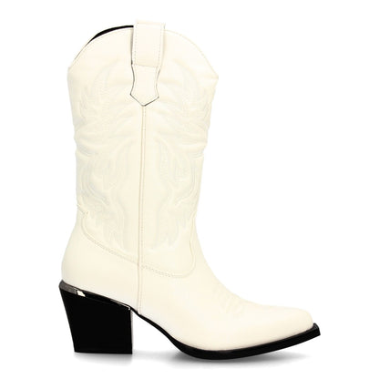 CARMEN – BOTAS COWBOY BLANCAS