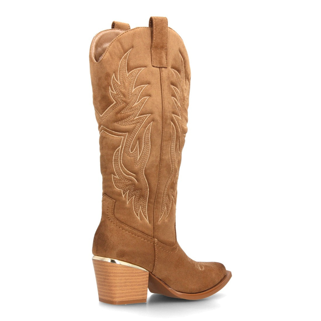 LORENA – BOTAS COWBOY EFECTO ANTE COLOR CAMEL