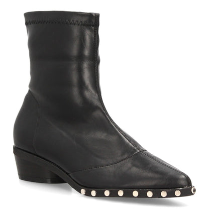 NATALIA – BOTINES EFECTO PIEL COLOR NEGRO