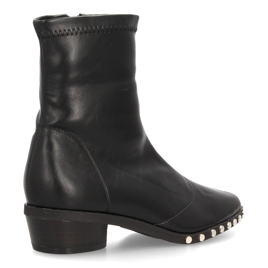 NATALIA – BOTINES EFECTO PIEL COLOR NEGRO