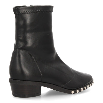 NATALIA – BOTINES EFECTO PIEL COLOR NEGRO