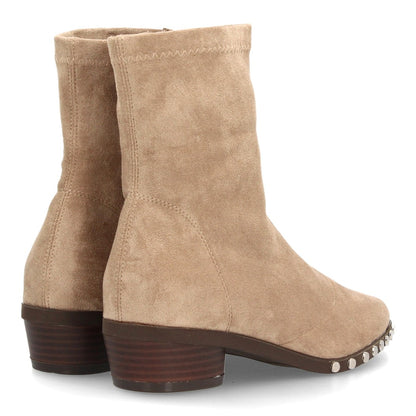 NATALIA – BOTINES EFECTO ANTE COLOR BEIG