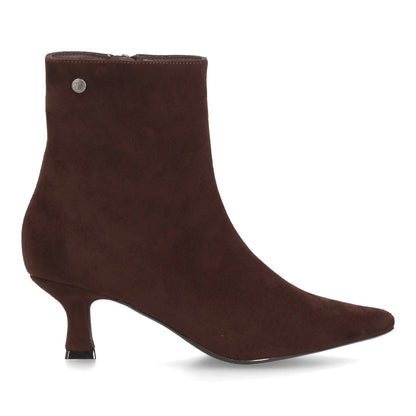 CLAUDIA – BOTINES EFECTO ANTE COLOR CAFÉ