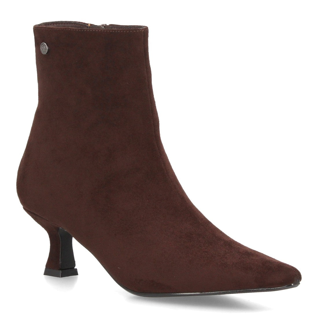 CLAUDIA – BOTINES EFECTO ANTE COLOR CAFÉ